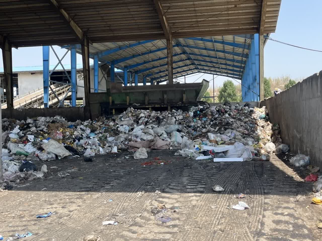 پسماند زباله آزادشهر پلمب شد