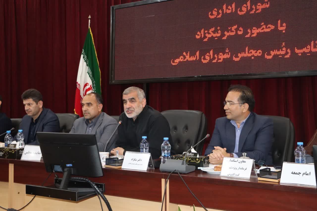 نیکزاد: وحدت ملی ستون مقاومت بود، توسعه زیرساخت اولویت کنونی است